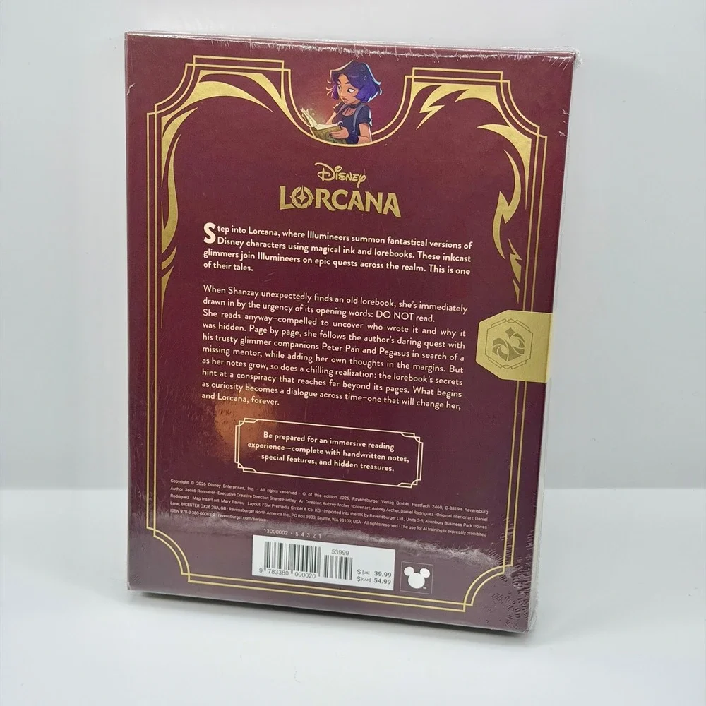 Disney Lorcana D23 Quest of Wonders Illumineers Lorebook Promo Card Sealed